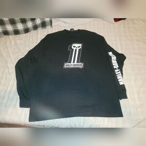 Harley-Davidson San Jose, CA Black Long Sleeve Tee with Stylized Number